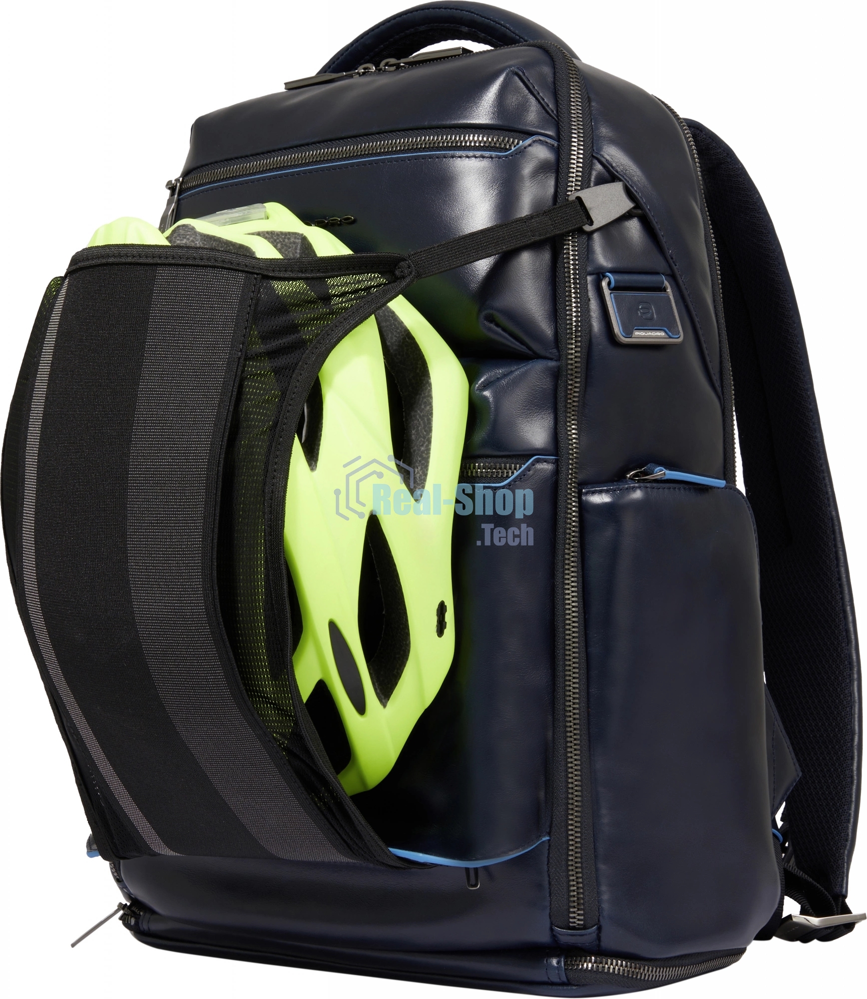Рюкзак для ноутбука Piquadro Blue Square CA6592B2BM/BLU2, кожа, темно-синий