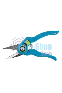 Секатор цветочный Palisad LUXE 215 мм, регулировка захвата, пластиковые рукоятки