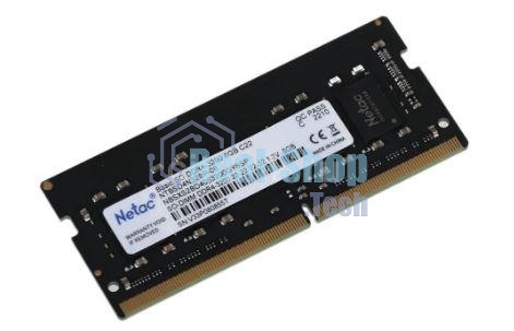 Оперативная память NETAC Basic, DDR4, 8GB (1x8GB), 3200MHz, CL22, SO-DIMM