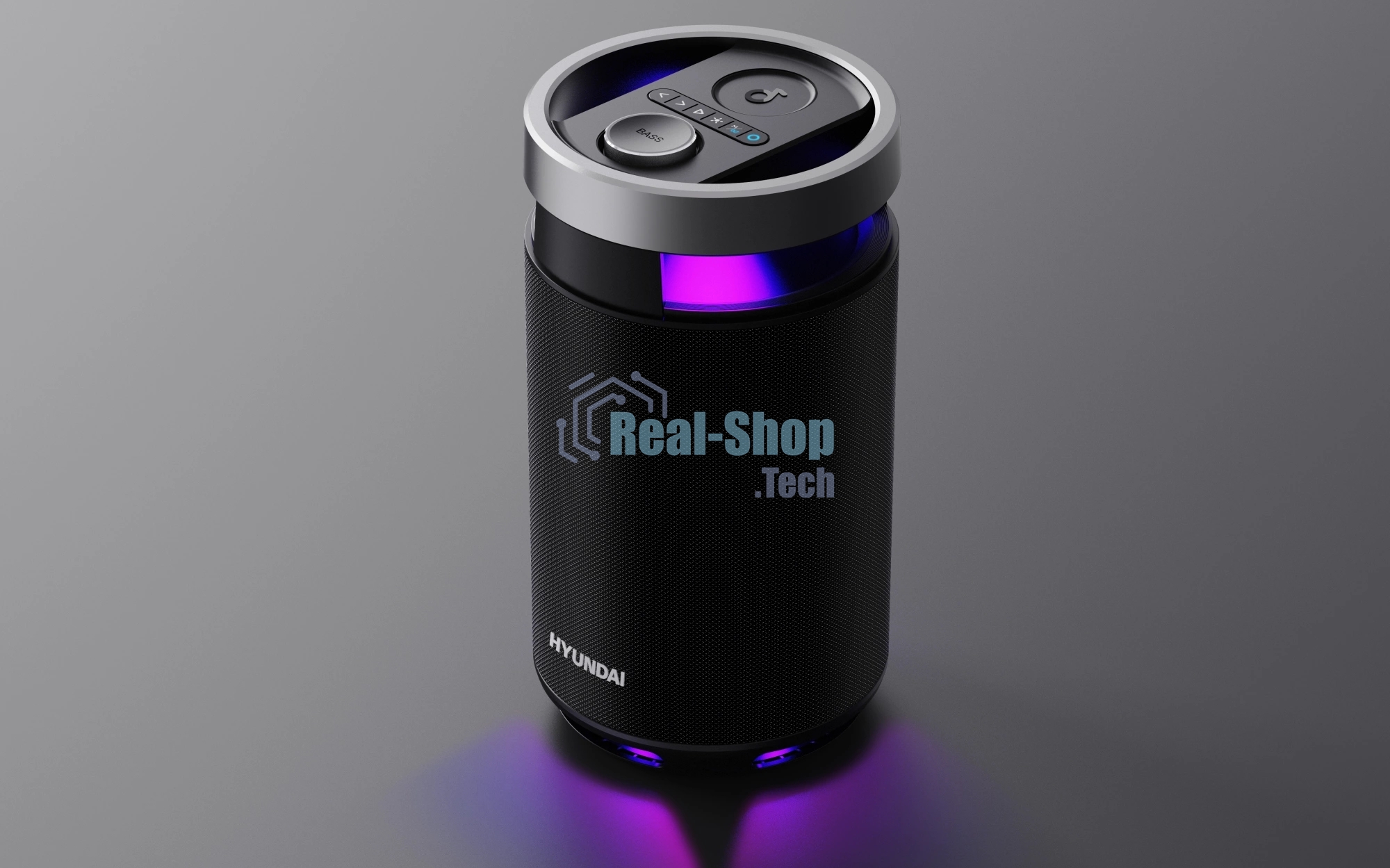 Минисистема Hyundai H-MC1241 черный 100Вт BT