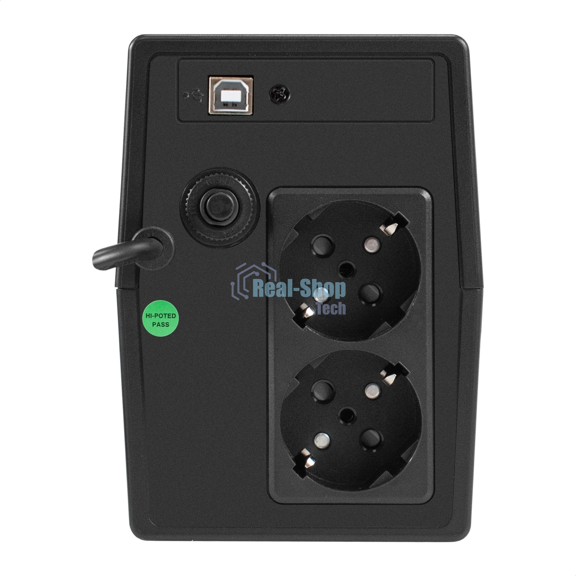 Источник бесперебойного питания ExeGate Smart LB-650.LCD.AVR.2SH.USB (650VA/390W, LCD, AVR, 2*Schuko, USB, батарея 12V 7Ah, черный)