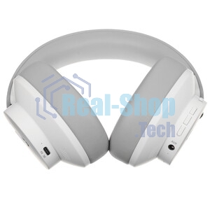 Беспроводные/проводные наушники A4Tech Bloody MH390 белый, накладные, Bluetooth + проводной