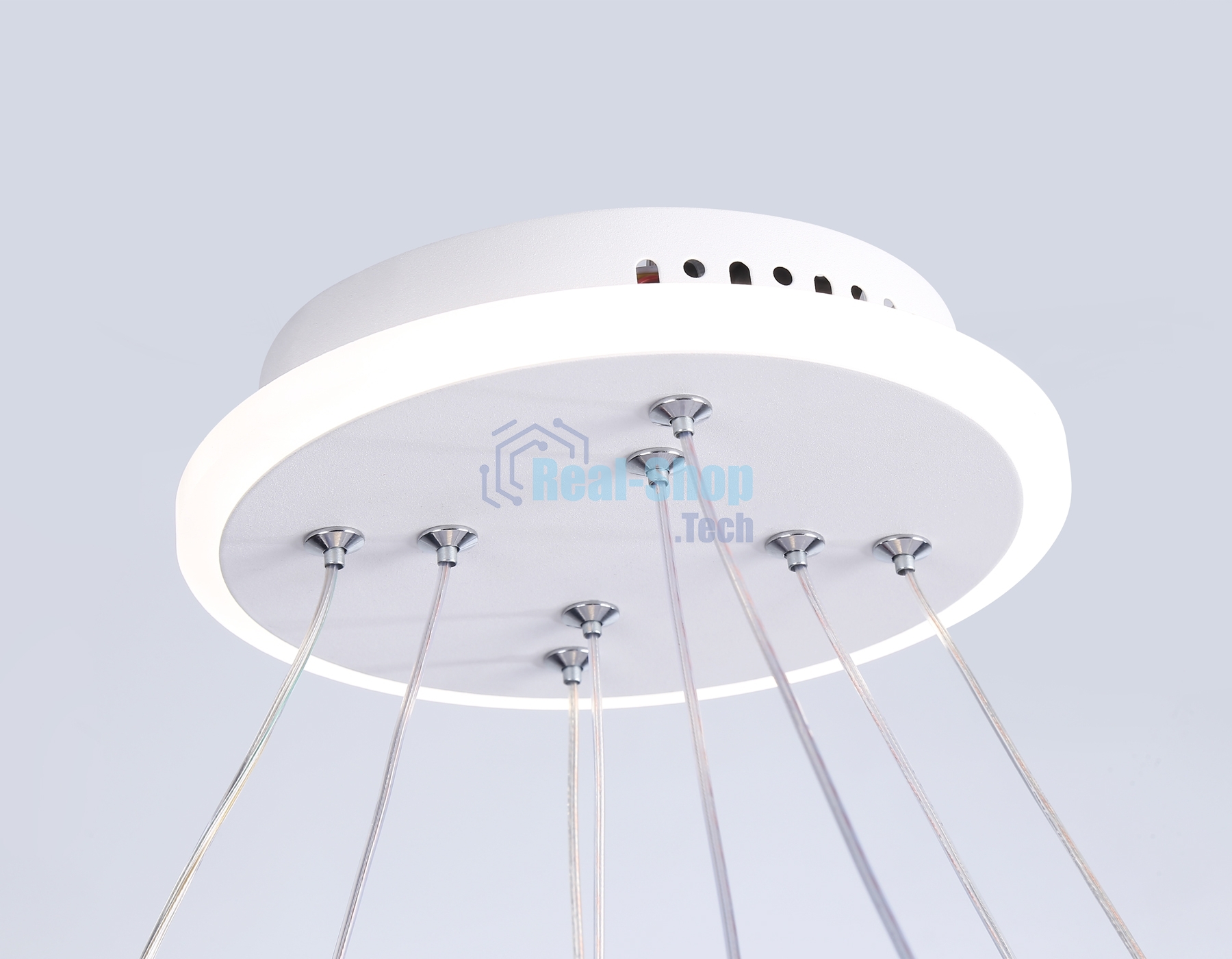 Светильник Ambrella light FL66321/1+4 WH белый 69W 3000K-6400K+G9/4 D600/400*1200 (ПДУ ИК)