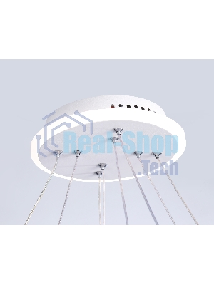 Светильник Ambrella light FL66321/1+4 WH белый 69W 3000K-6400K+G9/4 D600/400*1200 (ПДУ ИК)