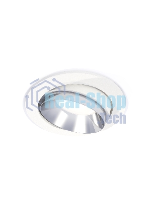 Комплект встраиваемого поворотного светильника Ambrella light XC7651022 SWH/PSL белый песок/серебро полированное MR16 GU5.3 (C7651, N7032)