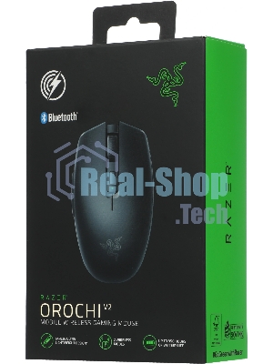 Мышь беспроводная Razer Orochi V2 черный, 18000 dpi, радиоканал, Bluetooth, USB, кнопки - 6