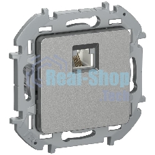 Inspiria Алюминий Розетка телефонная RJ11  | 6738221 | IEK
