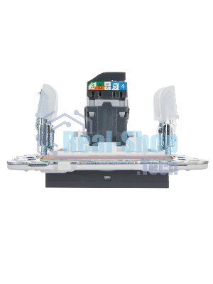 Розетка компьютерная RJ45 кат.5E SK-K01T IEK SKANDY Титан