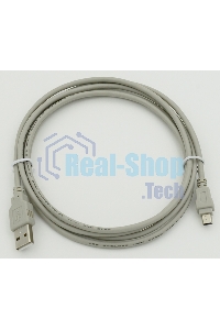 Кабель USB2.0 AM/miniBm 1.8м USB/miniUSB 1.8m, серый