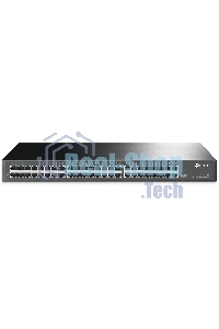 Сетевой коммутатор TP-Link SMB TL-SG1048 Коммутатор 48-port Gigabit Switch, 1U 19-inch rack-mountable steel case
