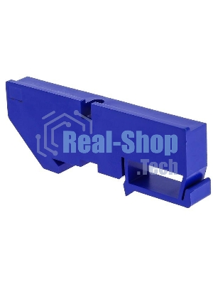 Изолятор на DIN-рейку син. EKF ak-1-3