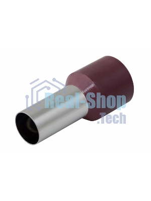 Наконечник штыревой втулочный изолированный Rexant F-16 мм 35 мм² (НШВи 35-16) красный