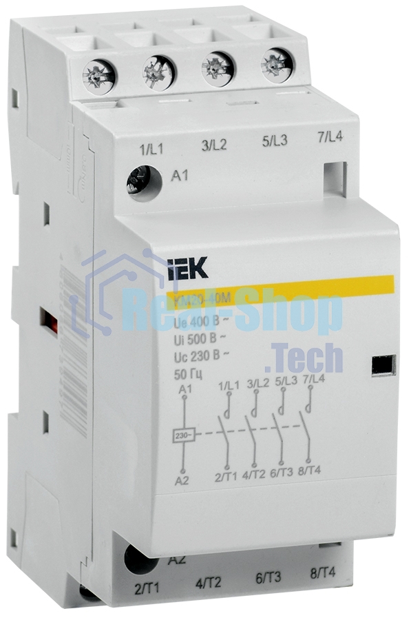 Контактор модульный КМ20-40М AC IEK MKK11-20-40 IEK