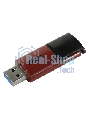 Флешка USB Netac U182 (NT03U182N-128G-30RE), 128Gb, USB 3.0, R/W 70/30, черный/красный