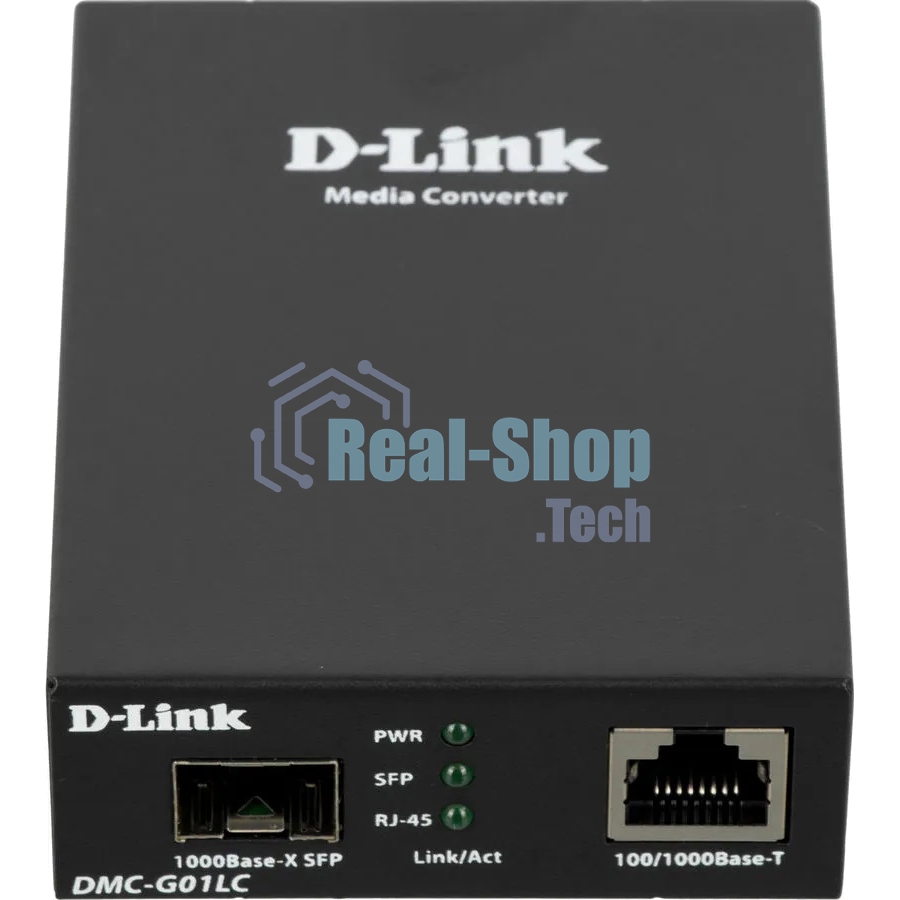 Медиаконвертор D-Link DMC-G01LC/C1A, Media Converter with 1 100/1000Base-T port and 1 100/1000Base-X SFP port.