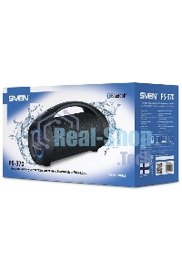Колонка портативная Sven АС PS-370 черный 40W 2.0 BT