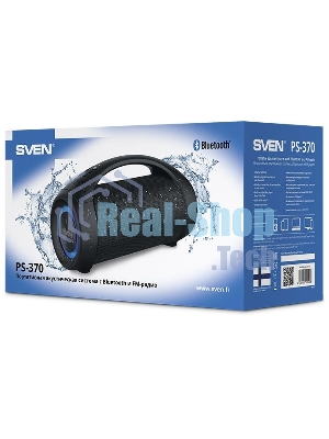 Колонка портативная SVEN АС PS-370 черный 40W 2.0 BT