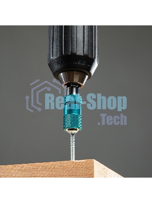 Адаптер для бит Gross с ограничителем и двойным магнитом, 1/4