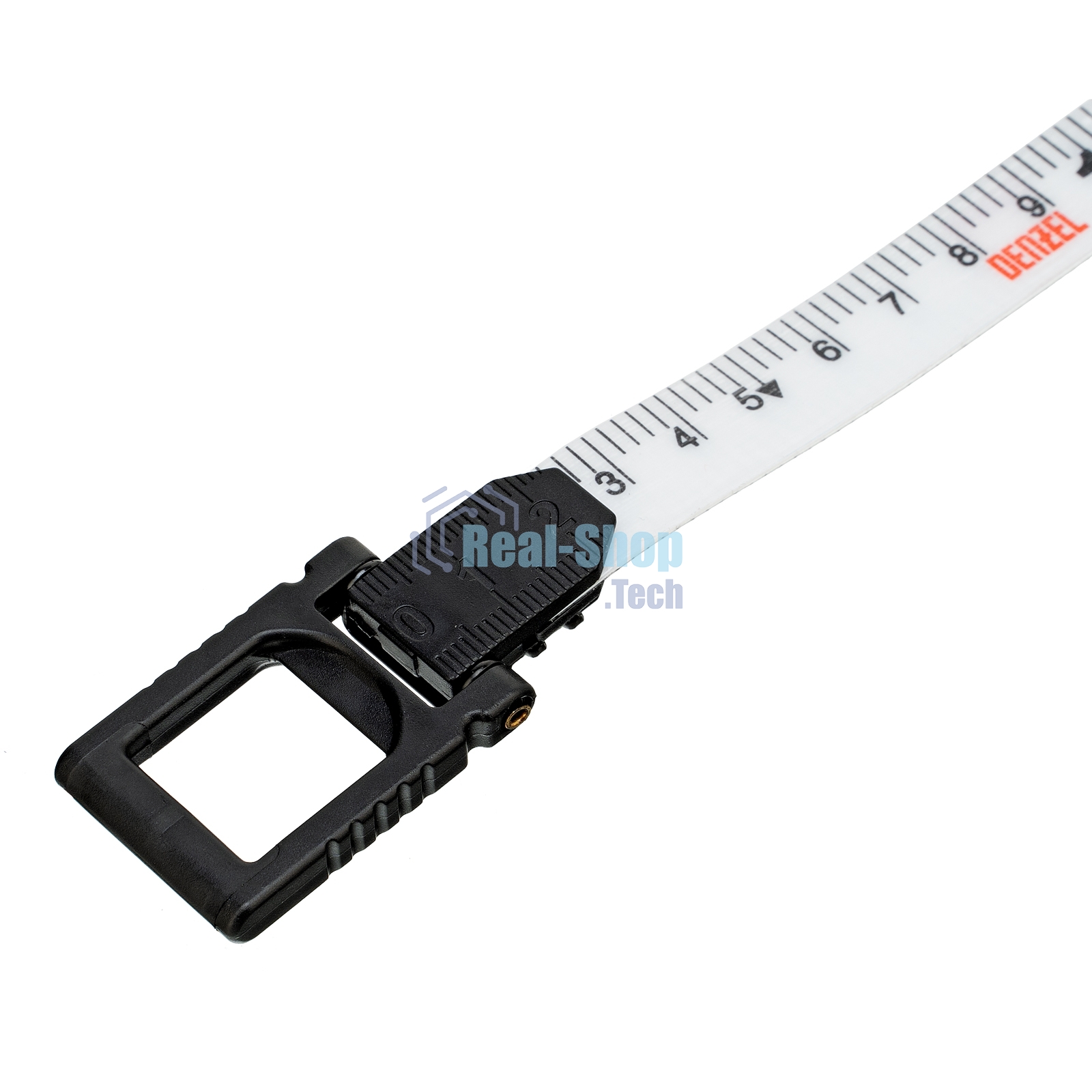 Рулетка геодезическая Denzel 20 м х 15 мм, закрытый корпус, фиберглассовая лента