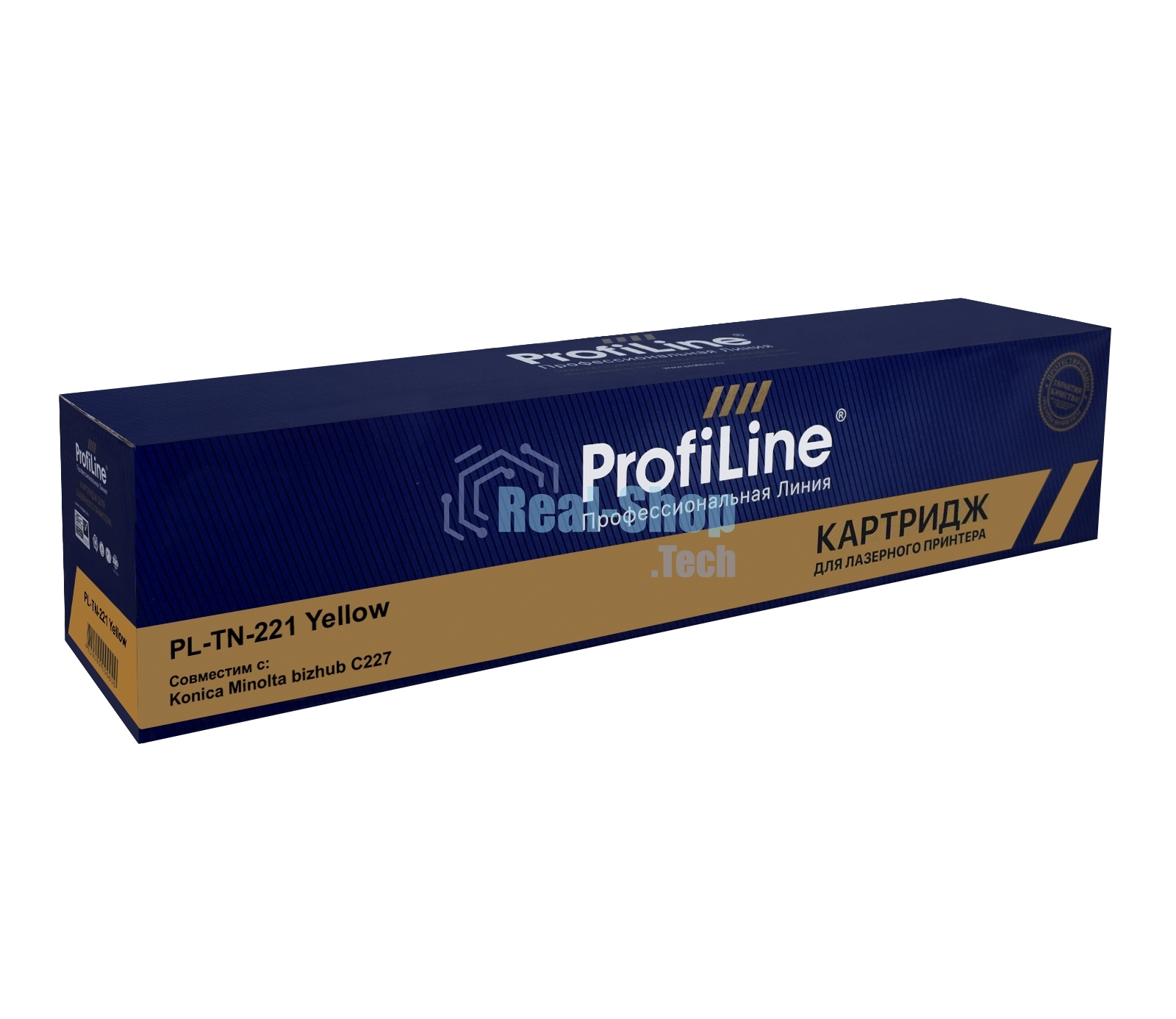 Картридж Тонер-туба ProfiLine PL-TN-221Y для принтеров Konica Minolta bizhub C227 желтый 21000 копий