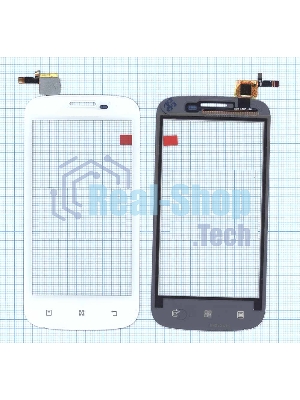 Сенсорное стекло (тачскрин) для Lenovo A760, белое