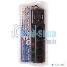 Сетевой фильтр Most EHV 2м (5 розеток) черный (коробка)