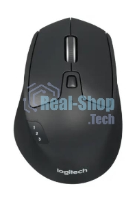 Мышь беспроводная Logitech M720 Triathlon черный, 1000 dpi, радиоканал, Bluetooth, USB, кнопки - 8