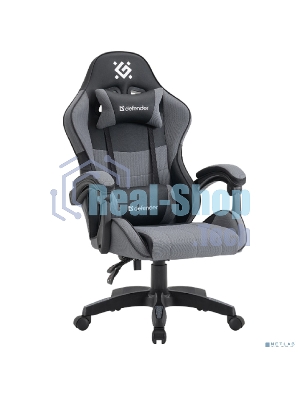 Кресло игровое Defender STRIDER черный/серый, PU