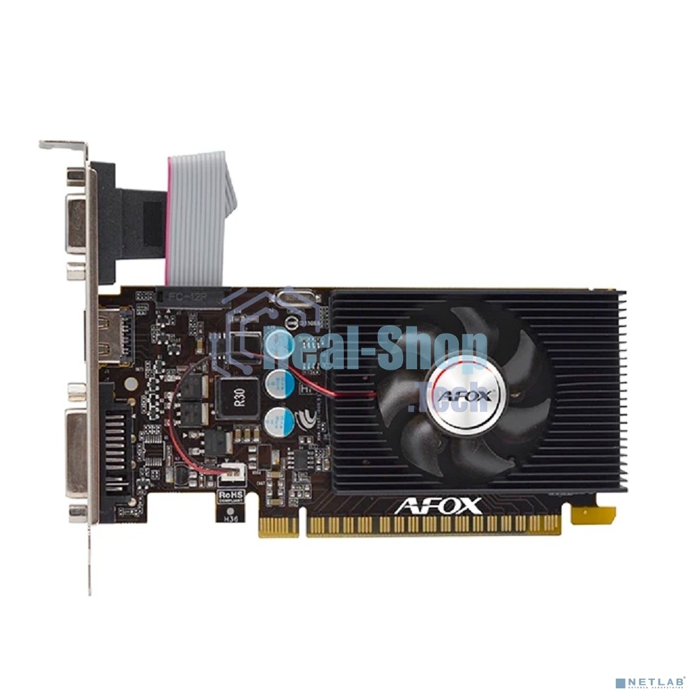 Видеокарта AFOX Geforce GT730 1Gb DDR3 128Bit DVI HDMI VGA LP Single Fan