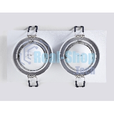 Светильник встраиваемый Ambrella light TN102731/2 WH белый GU5.3 175*92*23