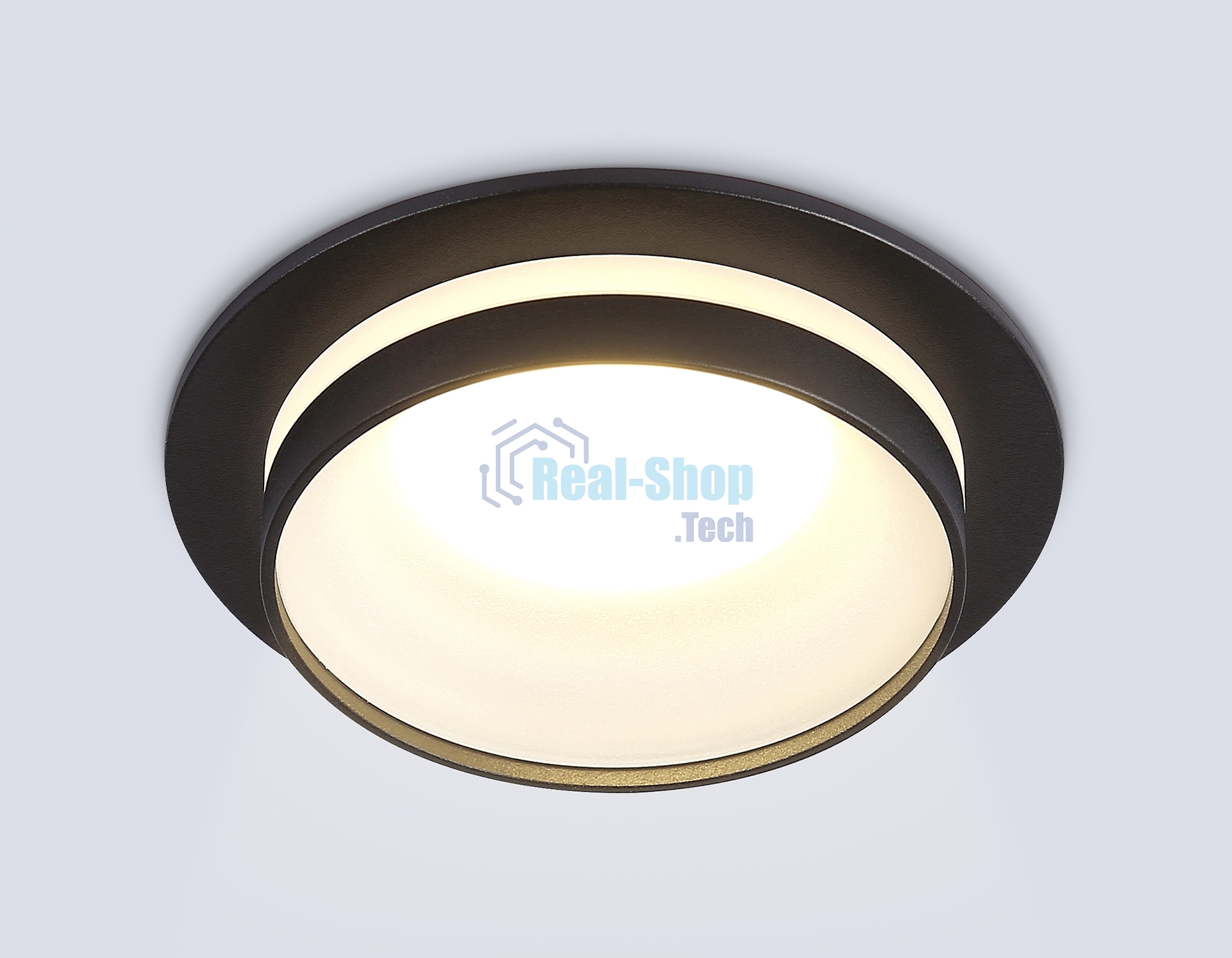 Светильник Ambrella light TN30708 BK черный GU5.3 D92*36