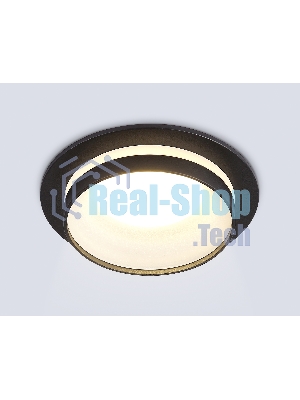 Светильник Ambrella light TN30708 BK черный GU5.3 D92*36