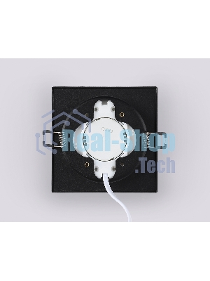Светильник Ambrella light TN52422 BK/FR черный/белый матовый GX53 max 12W 105*105*45
