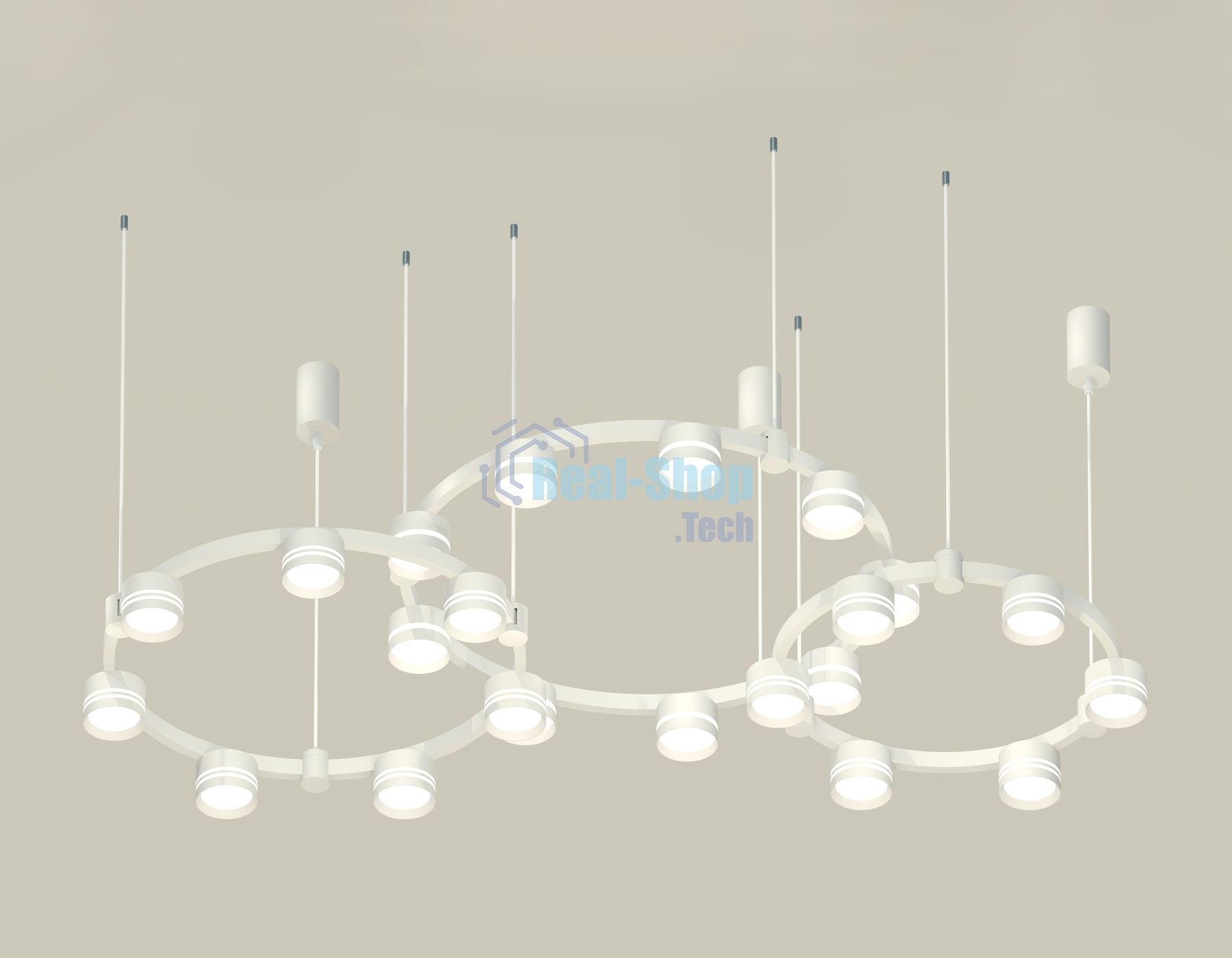 Светильник Ambrella light XR92082210/22 SWH/FR белый песок/белый матовый GX53 (A9208, C9241, C9236, C9231, N8477, N8461)
