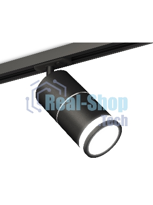 Светильник Ambrella light XT7402012 SBK/PSL/FR черный песок/серебро полированное/белый матовый MR16 GU5.3