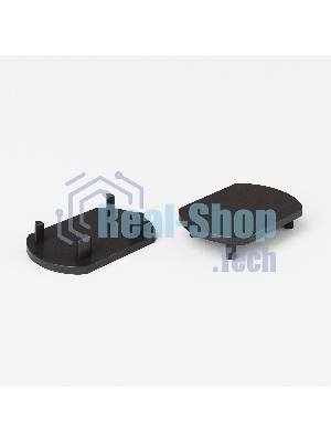 Slim Magnetic Заглушка для шинопровода Round (черный) (2шт) 85134/00