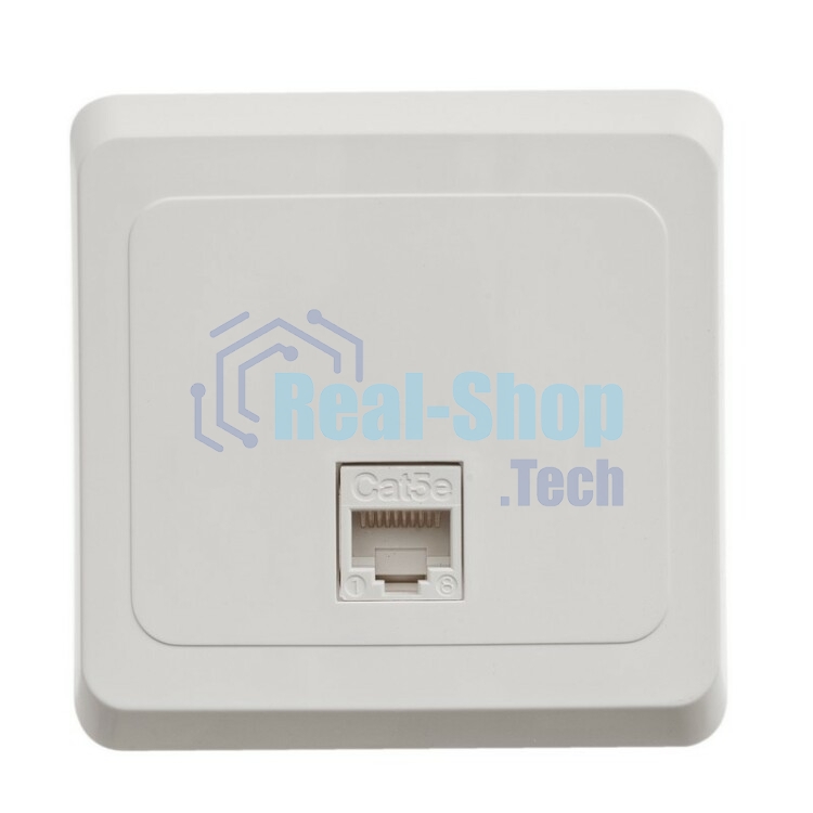 Розетка компьютерная 1-м СП Этюд RJ45 бел. SchE KOMC-001B