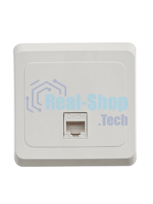 Розетка компьютерная 1-м СП Этюд RJ45 бел. SchE KOMC-001B