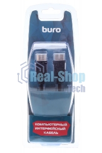 Кабель аудио-видео Buro HDMI (m)/HDMI (m) 1.8м. феррит.кольца позолоченные контакты черный BHP RET HDMI18