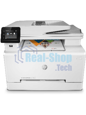 МФУ лазерное HP Color LaserJet Pro M283fdw (7KW75A), A4, цветной, печ. до 21 стр/мин., скан. до 26 стр/мин. (ч/б) 22 стр/мин. (цвет), 600 x 600 dpi (печать) 300x300dpi (скан), USB, RJ-45, Wi-Fi, Air Print, Mopria