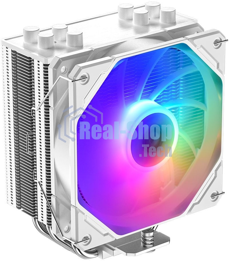 Кулер ID-COOLING SE-224-XTS ARGb белый 120мм алюминий/медь 1500rpm 29db 4-pin 220W 151мм