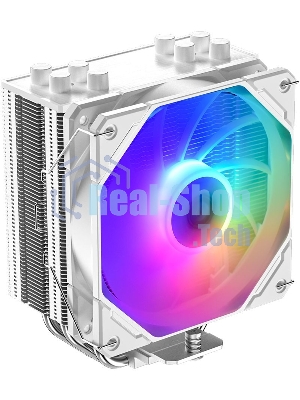 Кулер ID-COOLING SE-224-XTS ARGb белый 120мм алюминий/медь 1500rpm 29db 4-pin 220W 151мм