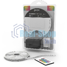 Лента светодиодная Basic в комплекте Gauss 12V 10W/m 700lm/m RGB IP20 LED 3m 1/50