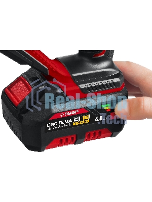 Пила сабельная Зубр 18В, 1 АКБ (4А·ч), в коробке, СПЛ-185-41