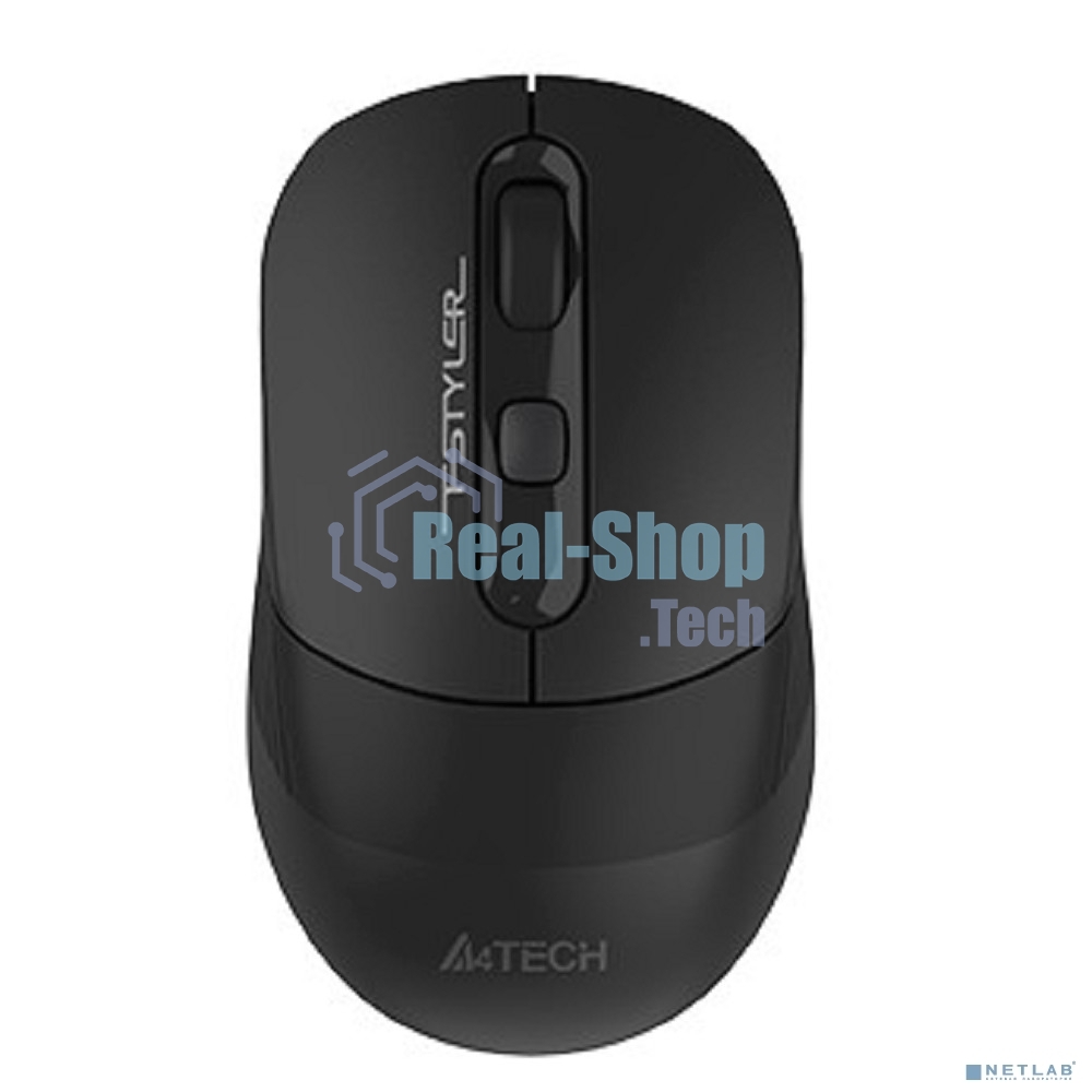 Мышь беспроводная A4Tech Fstyler FB10C черный, 2000 dpi, радиоканал, Bluetooth, USB, кнопки - 4