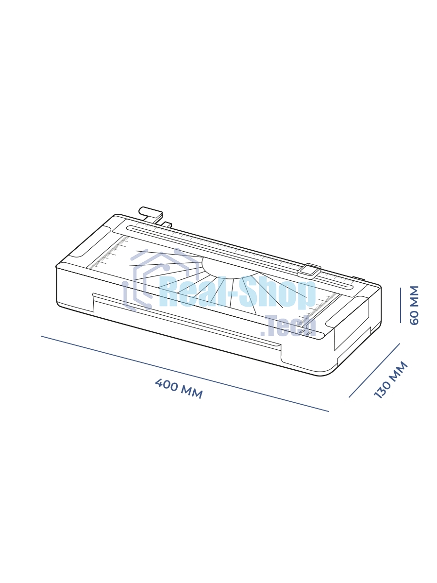 Ламинатор Heleos ЛМА4М белый/серый A4 (60-125мкм) 35 см/мин (2 вал.) хол. лам. лам. фото