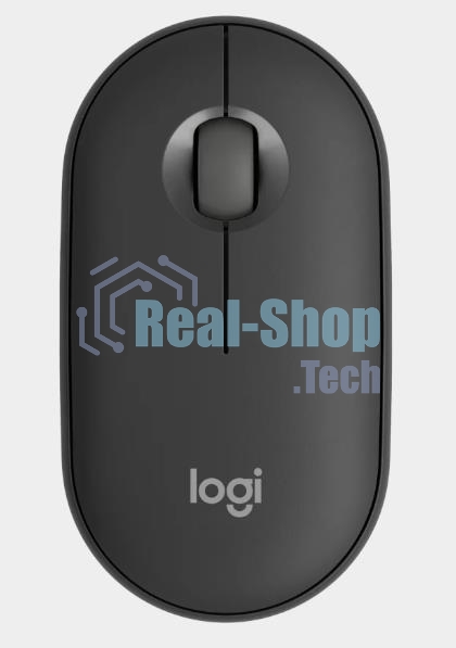 Мышь беспроводная Logitech Pebble M350 графитовый, 1000 dpi, радиоканал, Bluetooth, USB, кнопки - 3