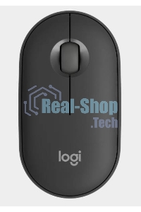 Мышь беспроводная Logitech Pebble M350 графитовый, 1000 dpi, радиоканал, Bluetooth, USB, кнопки - 3