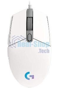 Мышь проводная Logitech G102 LIGHTSYNC белый, 8000 dpi, USB, кнопки - 6
