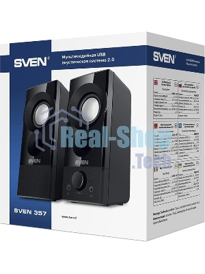 Акустическая система SVEN 357, черный (6 Вт, питание USB)